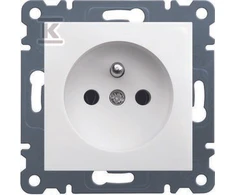 Hager GN.2P+Z 230V/16A Baltas LUMINA