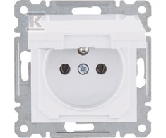 Hager GN.2P+Z KLAPK.OPCJ.IP44 Baltas LUMINA