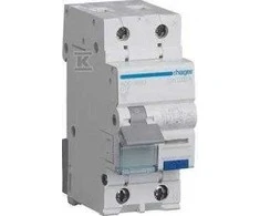 Automatinis jungiklis su srovės nuotėkio rele HAGER, 2P C16A, AC-tipas, 30mA