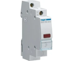 Hager Modulinė raudona 12-48 V kintamosios srovės lempa (SVN132)