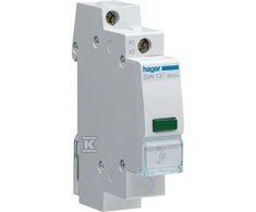 Hager Modulinė lempa žalia 12/48V AC/DC (SVN131)