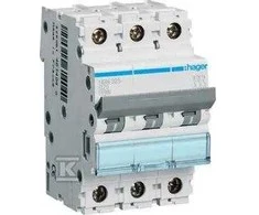 Hager MCB PERKROVOS ICN=10000A/ICU=15KA 3P B 25
