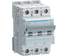 Hager MCB OVERLOAD ICN=10000A/ICU=15KA 3P D 32