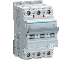 Hager MCB OVERLOAD ICN=10000A/ICU=15KA 3P D 63