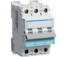 Hager MCB IŠJUNGTAS OVERICN=10000A/ICU=15KA 3P B 16