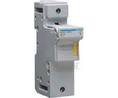 Hager Modulinė saugiklių bazė 1P L58, saugiklis 22x58mm, 125A 500V (LR701)