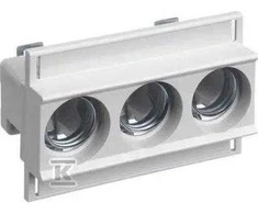 Hager 3P DII saugiklių bazė 25A 500V E27 (LE27K-3)