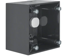 Hager Polo 0911512515 „Integro Flow“ virštinkinė dėžutė, 1 lizdo, antracito spalvos, blizgi 0911512515