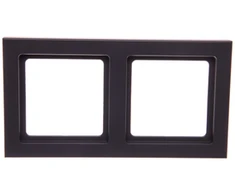 Hager Polo 10126096 Berker Q.3 Dvigubas universalus rėmas antracitas/aksomas 10126096