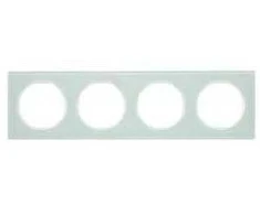 Hager Polo 10142209 Berker R.3 Keturgubas stiklo rėmas baltas 10142209