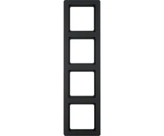 Hager Polo Berker 4 kartus Q.1 antracitas, aksominis (10146086)