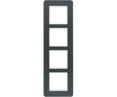 Hager Polo 10146186 Rėmas 4 kartus antracito aksomu lakuotas Q.7 10146186