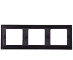 Hager Polo 13737006 K.1 Ramka potrójna pozioma antracito mat lakierowana 13737006