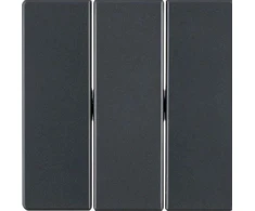 Hager Polo 16656086 Raktai 3 krypčių jungikliui antracitinis aksomas Q.1/Q.3 16656086