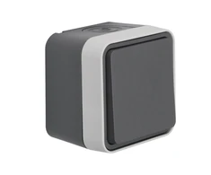 Wexe Hager Polo 50453525 W.1 Berker Hermetinis mygtukas pilkas IP55 50453525