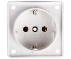 Hager Polo 941852502 Mobilus lizdas IP44 SCHUKO sniego baltumo 941852502