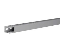 Hager Polo BA63002507030B tehaselito šukuotas kanalas BA6 25x30mm PVC pilkas BA63002507030B /2m/