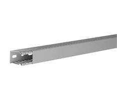 Hager Polo BA64002507030B tehaselito šukuotas kanalas BA6 25x40mm PVC pilkas BA64002507030B /2m/