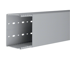 Hager Polo BA68012007030B tehaselito šukuotas kanalas BA6 120x80mm PVC pilkas BA68012007030B /2m/