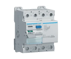 Hager Polo CDB640D Liekamosios srovės grandinės pertraukiklis 4P 40A 30mA 10kA tipas B+ CDB640D