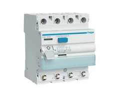 Hager Polo CDS425D RCCB Liekamosios srovės grandinės pertraukiklis 3P+N 25A/30mA A tipo QuickConnect CDS425D