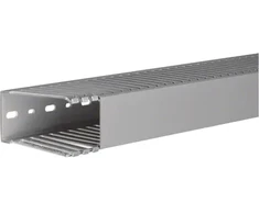 Hager Polo DNG10005007030B tehaselito šukuotas latakas DNG 50x100mm PVC pilkas DNG10005007030B /2m/