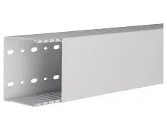Hager Polo HNG75100 tehalit Kanał grzebieniowy HNG bezhalogenowy 75x100mm PC-ABS šviesiai pilkas HNG75100 /2m/