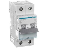 Hager Polo MBN206E Grandinės pertraukiklis 2P B 6A 6kA AC MBN206E