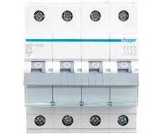 Hager Polo Hager Jungiklis 4P B 16A 6kA AC (MBN416E)
