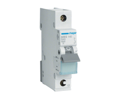 Hager Polo MBS140 automatinis jungiklis Icn=6000A 1P B 40A Greitoji jungtis MBS140