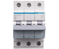 Hager Polo Hager Jungiklis 3P C 2A 6kA AC MCN302E