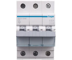 Hager Polo Hager Jungiklis 3P C 6A 6kA AC MCN306E