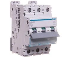 Hager Jungiklis 3P B 16A 10kA AC (NBN316)