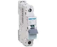 Hager Polo NDN132 Grandinės pertraukiklis 1P D 32A 10kA AC NDN132