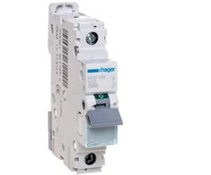 Hager Polo NDN132 Grandinės pertraukiklis 1P D 32A 10kA AC NDN132