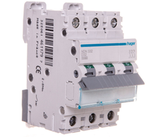 Hager Polo NDN332 Automatinis jungiklis 3P D 32A 10kA AC NDN332