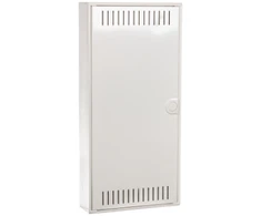 Hager Polo VA48NWP 4x12 paviršiuje montuojami moduliniai skirstomieji įrenginiai su 3x230V lizdais Volta VA48NWP