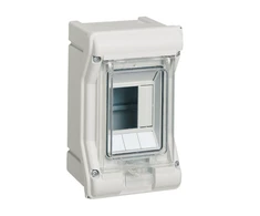 Hager Polo Hager Moduliatorius 1x3 paviršiaus IP65 Vektorius V103SN