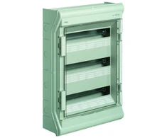 Hager Polo VE318L Moduliniai skirstomieji įrenginiai 3x18 ant paviršiaus montuojami IP65 Vector VE318L