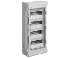 Hager Polo VE412L 4x12 ant paviršiaus montuojamas modulinis skirstomasis skydas IP65 Vector VE412L