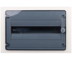 Hager Polo Hager GOLF 1x18 modulinis skirstomasis skydas IP40 permatomos durys - VF118TD