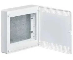 Hager Polo VF218PZF Multimedijos modulinė skirstomoji plokštė 2x18 įleidžiama su montavimo plokšte Golf VF218PZF