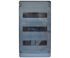 Hager Polo Hager Modulis skirstomasis skydas Golf 3x12 paviršiaus IP40 skaidrios durys VS312TD