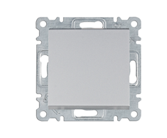 Hager Polo WL0022 Lumina Universalus/laiptų jungiklis sidabrinis WL0022