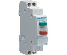 Hager Valdymo mygtukas 2x 1NO+NC žalia ir raudona 16A (SVN391)