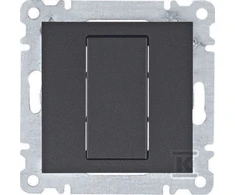 Hager „Lumina“ juoda plokšte WL7013