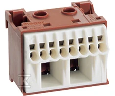 Hager QUI.BLO.SAM.PHASE.BROWN.2X16+8X4MM2,W.45M