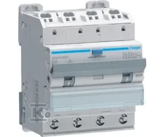 Hager RCBO.WYŁ.RÓŻ.Z CZŁ.NAD.4P 6KA B 13A/