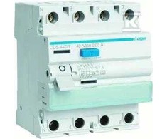 Hager RCC.DIFF.PERJUNGIKLIS 3P+N 40A/30MA TIPO A QUI.L