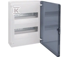 Virštinkinis skydelis HAGER Golf, IP40, plastikinis, su skaidriomis durelėmis, 2 x 12 mod.